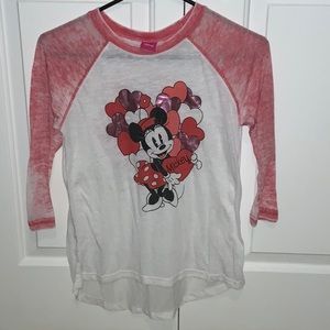 Disney Valentine long sleeve shirt